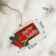 (Letter Gift Box) Christmas Tree Decorations Small Pendants Socks Gift Bag Pendant Christmas Gifts