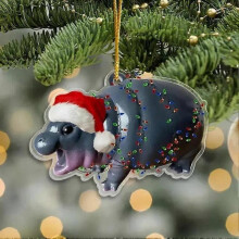 (b) Moo Deng Home Furnishing Decoration Charm,Moo Deng Hippo,Moo Deng Toy