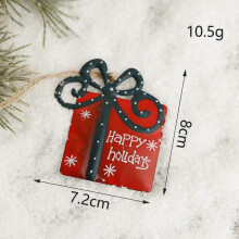 (Gift box) Christmas Tree Decorations Small Pendants Socks Gift Bag Pendant Christmas Gifts