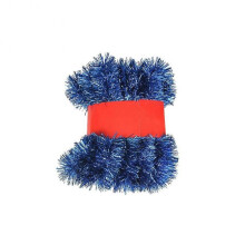 (Blue 15m) 5/10/15/20M Chunky Tinsel Christmas Tree party Home Xmas Decoration Garland 7 Colour