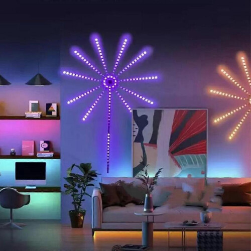 (Fireworks Lamp Set) WiFi Bluetooth Smart Fireworks Led Light,Identityt Fireworks Lights, APP Control 1