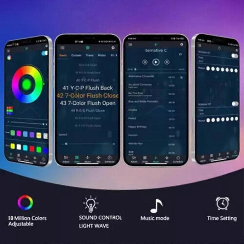 (5V controller) WiFi Bluetooth Smart Fireworks Led Light,Identityt Fireworks Lights, APP Control 2
