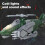 (blue) LED Transforming Dinosaur Helicopter Toy,Automatic Transform Cars With Music 2