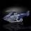(blue) LED Transforming Dinosaur Helicopter Toy,Automatic Transform Cars With Music 1