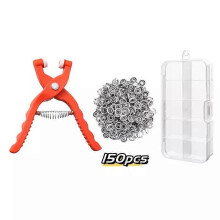 (Tools with 150 box sets) Eye Snapper Crochet Tool, Safety Eye Auxiliary Tool for Attaching for Crocheting