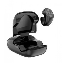 (black) Fingertip Wireless Bluetooth Remote Control,Scrolling Remote Control Page Turner 2024 New