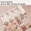 (Retro Grey) Leather 4 in 1 Roll Up Large Capacity Compact Waterproof Foldable Cosmetic Bag 5