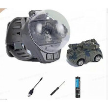 (Alloy Tank Ash) Watch Remote Control Car Toy, 2025 New Remote Control Watch Car for Kids
