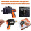 (orange) 16-In-1 Multi Screwdriver Set, Electric Screwdriver Gun with Magnetic Bit Set 5