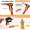 (grey) 16-In-1 Multi Screwdriver Set, Electric Screwdriver Gun with Magnetic Bit Set 4