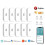 (4pcs) Wifi 3.0 Temperature And Humidity Sensor Indoor Smart Hygrometer Thermometer Supports 3