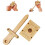 (sword) Handcrafted Wooden DIY Magic Set, Magic Pencil Box, Key Through Coin Magic 1