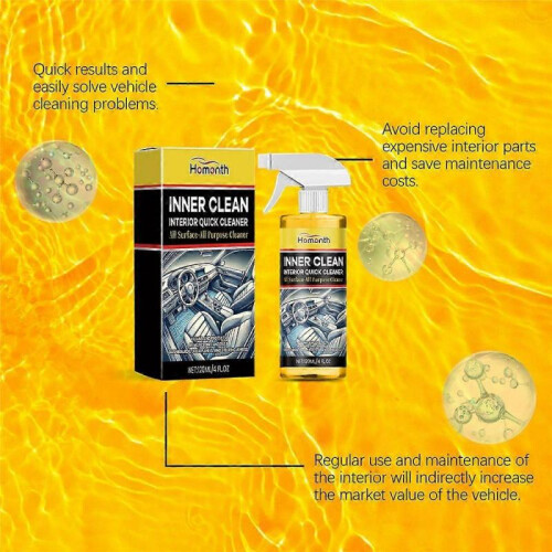Interior Coating Agent, Instrument Panel Seat Leather Multi-Purpose Refurbishment Cleaning Agent 1