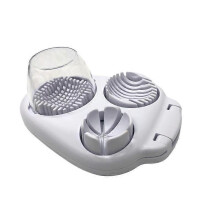 (bulk) 3 in 1 Egg Slicer for Hard Boiled Eggs Heavy Duty, Multipurpose Egg Food Cutter