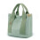 (green) Gilmore Glee Everyday Tote Bag, Multiple Pockets Large Capacity Canvas Handbag 1