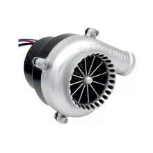(Silver) for Fake Turbo -- Abs Plastic Car Electronic Fake Dump Turbo Blow Off Hooter Valve Analog Sound Bov Simulator Kit
