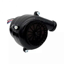 (black) for Fake Turbo -- Abs Plastic Car Electronic Fake Dump Turbo Blow Off Hooter Valve Analog Sound Bov Simulator Kit