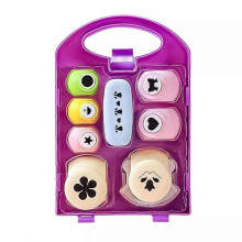 (Embossing device) DIY Puncher Craft Set, New Creative Kids Craft Hole Punch Shapes Set