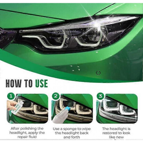 (20ml)2025 Upgrade Auto Long-Lasting Effective Headlight Repair Fluid,Restoration Kits 2