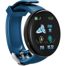 (blue) Smart Watch Band Sport Activity Fitness Tracker Kids Bracelet For Android & iOS 2024 NEW