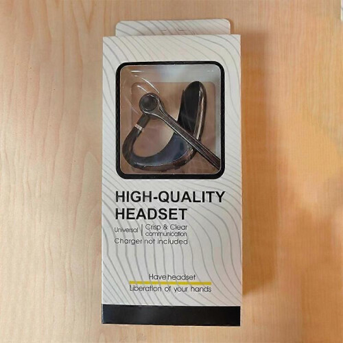 (box-packed) Wireless Bluetooth 5.2 Earpiece Headset Driving Trucker Earbuds Noise Cancelling