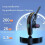 (Bagged) Wireless Bluetooth 5.2 Earpiece Headset Driving Trucker Earbuds Noise Cancelling 2