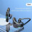 (box-packed) Wireless Bluetooth 5.2 Earpiece Headset Driving Trucker Earbuds Noise Cancelling 3