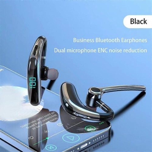 (box-packed) Wireless Bluetooth 5.2 Earpiece Headset Driving Trucker Earbuds Noise Cancelling 2