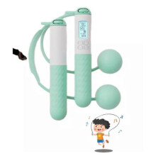 (White powder blue) Skipping Rope with Counter (Gravity Ball With/Without Rope),Relativelk Jump Rope
