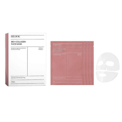 (4pcs) Collagen Overnight Hydrating Face Mask 1/4pack