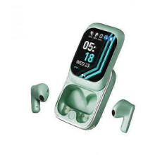 (green) Intelligent Full-Color Touch Screen Slider Earphones 2024 New Music/Game Modes