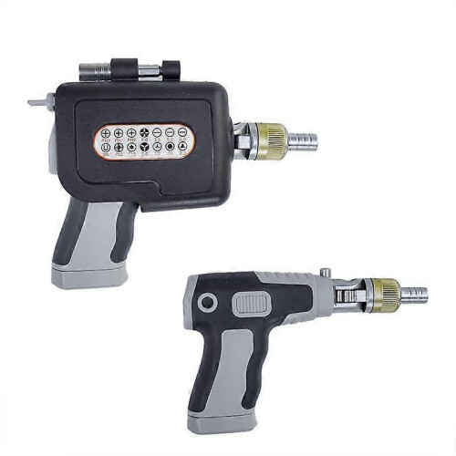(grey) 16-In-1 Multi Screwdriver Set, Electric Screwdriver Gun with Magnetic Bit Set