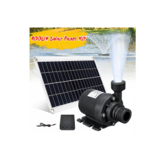 20W zonne-waterpomp 800 l/u DC12V voor tuinfontein - Laag geluidsniveau
