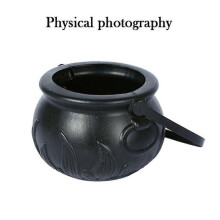 (British regulations) Halloween Witch Jar Pot With LED Color Change Fogger Mist Maker Smoke Machine