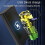(Black) Three-Eyed Monster Mini Flashlight Rechargeable LED Flashlights High Lumens 3