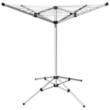 (Default) 4 Arm 18M Portable Aluminium MULTI HANGER FREE STANDING Rotary Airer Accessories Laundry Racks Lightweight