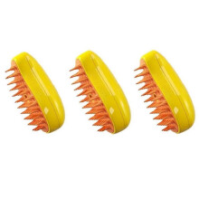 (3pcs) Cat Steamy Brush | 3 In1 Steamy Cat Brush | Cat Spray Massage Comb | Cat Grooming Brush for Massages, Treatments, Eliminate Flying Hair,1-3pcs