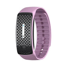 (Pink to purple) Ultrasonic Anti Mosquito Insect Pest Bug Repellent Repeller Bracelet Watch