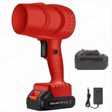 (Red European Standard) Javn Cordless Leaf Blower,Compressed Duster 21v Air Blower Cleaning 180000rpm