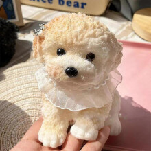(Milk coffee color)Dog Squishy Squeeze Toys, Squishy Dog Squishy Quiet Fidget Toys