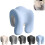 (Blue)Extra Firm Office Chair Headrest Attachment - Ergonomic Neck Support Pillow 1