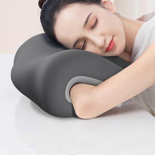 (Blue)Extra Firm Office Chair Headrest Attachment - Ergonomic Neck Support Pillow 1