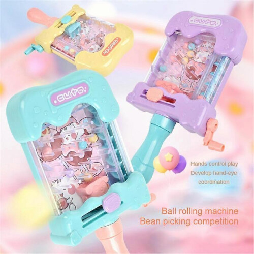 (yellow)Children's Ball Receiving Machine Puzzle Thinking Training Hand-eye Coordination 1