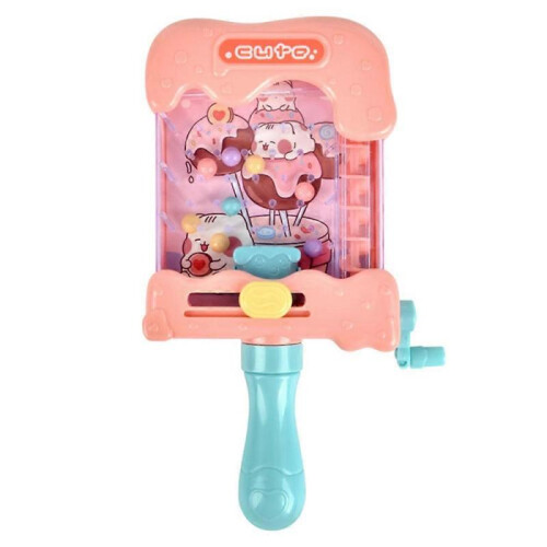 (Pink) Children's Ball Receiving Machine Puzzle Thinking Training Hand-eye Coordination