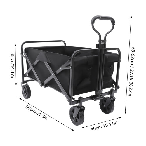 Foldable Wagon Cart,Collapsible Folding Wagon Garden Cart 1