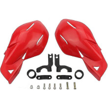 (As show, One size) 7/8" Handlebar Hand Brush Guards Protector Handguards Assy Replacement For Motocross Motorcycle Off-road Pit Dirt Bike Atv Red