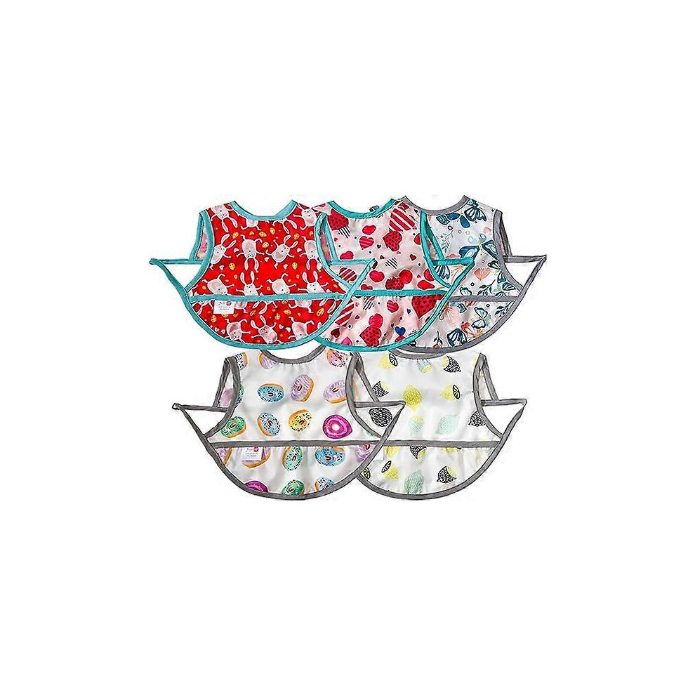 (As show, One size) Baby Bib Baby Bibs For Eating Waterproof Bibs Plastic Bibs For Babies
