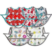 (As show, One size) Baby Bib Baby Bibs For Eating Waterproof Bibs Plastic Bibs For Babies