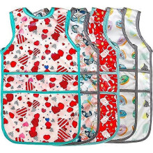 (As show, One size) Baby Bib Baby Bibs For Eating Waterproof Bibs Plastic Bibs For Babies