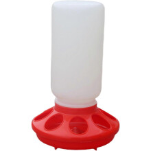 (As show, One size) Poultry Feeder Chicken Feeder Water Drinker Chick Feeder and Waterer Poultry Chicken Waterer Feeder for
